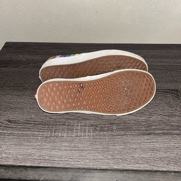 Vans Authentic Refract Rainbow Athletic Skate Sneakers Women’s 7.5 Men’s 6 - Picture 7 of 8